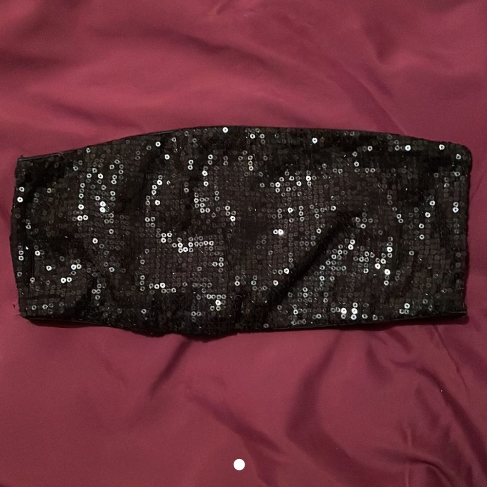 Express Sequin Bandeau Bra